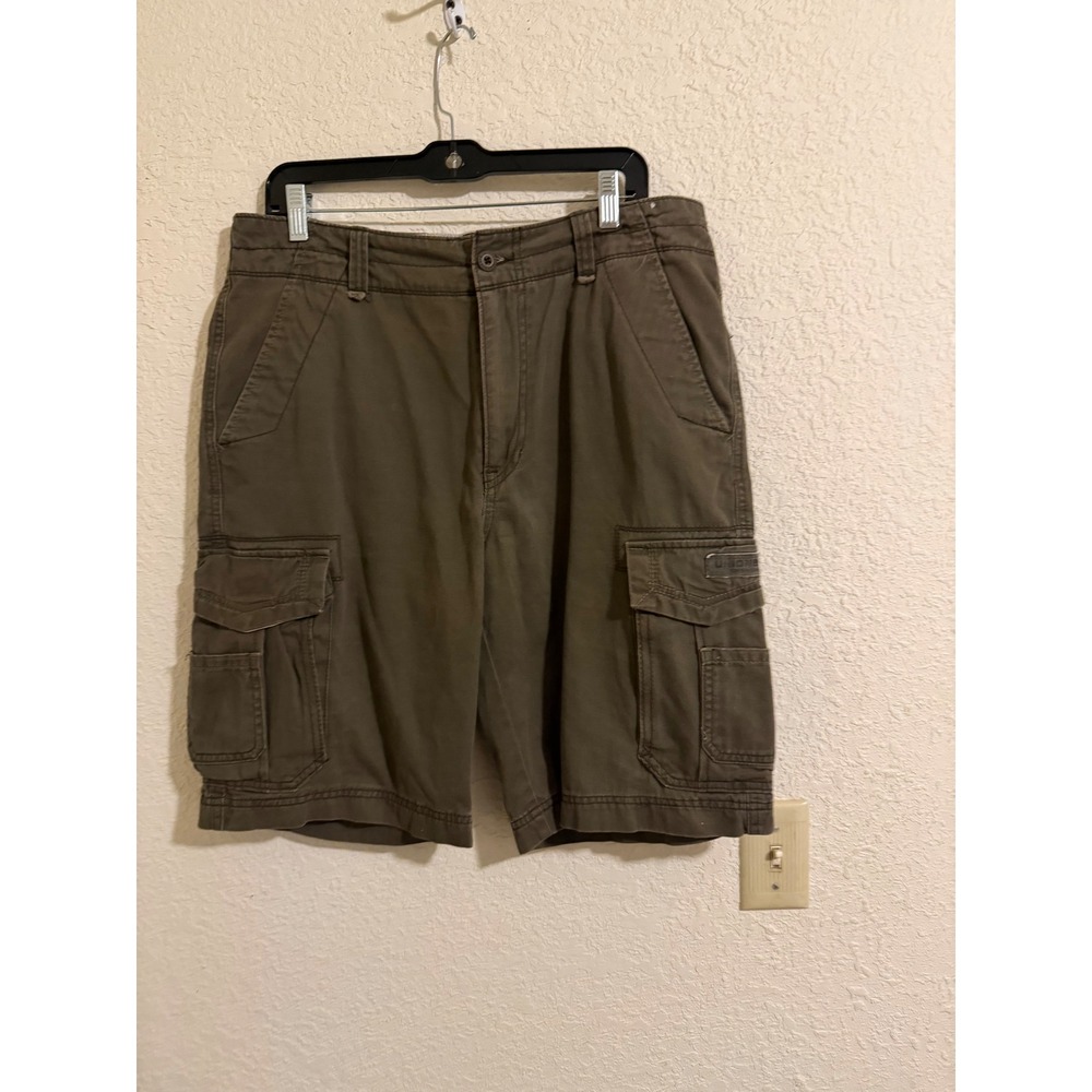 Unionbay Mens 34 Cargo Shorts Cotton Twill Relaxed Fit Utility Pockets